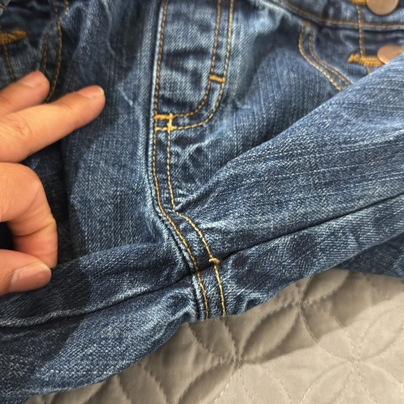 Wrangler Kids Blue Denim Overalls - Picture 8 of 9